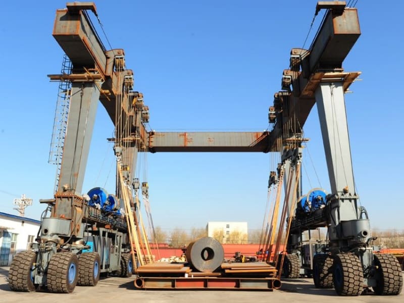 SEVENCRANE-Rubber Tyred Gantry Crane 1