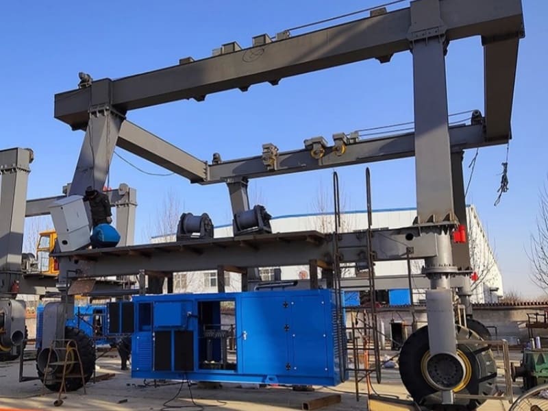 SEVENCRANE-Rubber Tyred Gantry Crane 1