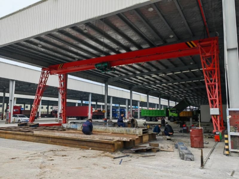 SEVENCRANE-Single Girder Gantry Crane 1