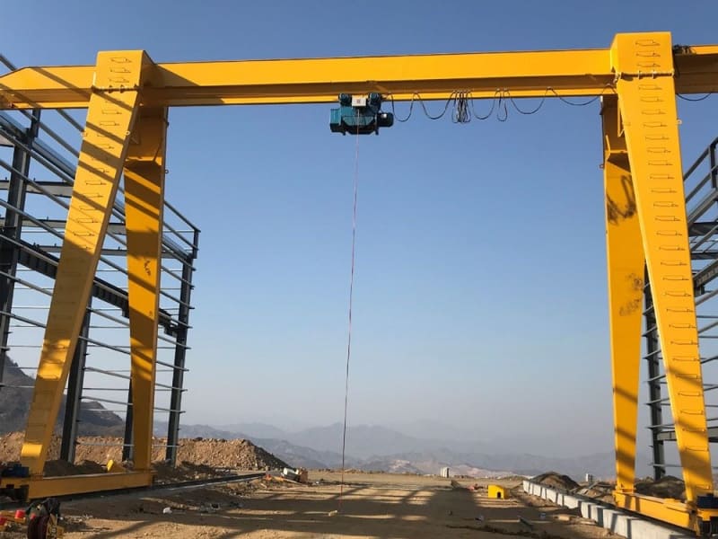 SEVENCRANE-Single Girder Gantry Crane 2