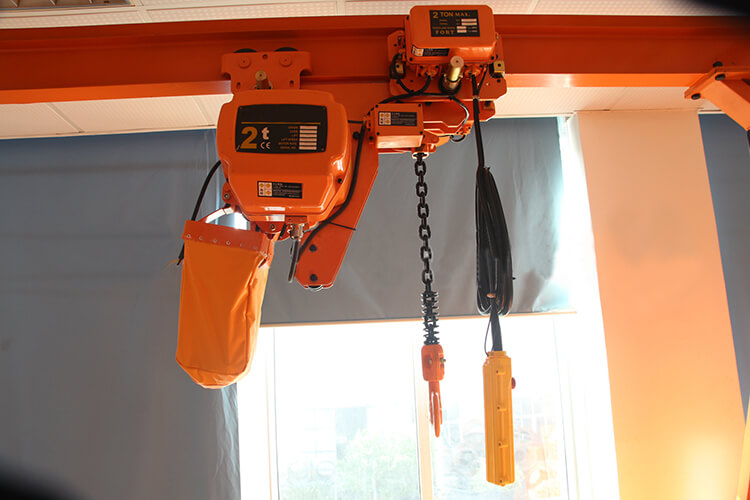 electric chain hoist for bridge crane